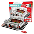 Miniatyrbillede 1 af 4: 3D-papirpuslestadion i Anfield, Liverpool, 3D-puslespilmodel, legetøj, ornamenter, gaver, stor størrelse