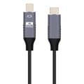 Pikkukuva 1 / 5: USB-C - Mini DisplayPort -kaapeli, USB Type C 3 - Mini DP -johto, 4K-sovitinkaapeli
