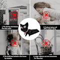 Miniatyrbilde 4 av 4: Dørstopper søt katt dørstopper (svart og hvit katt)