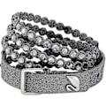 Miniatyrbillede 2 af 4: Bebetter Dame Læderlook Krystal Power Armbånd Kollektion
