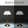 Miniatyrbillede 3 af 5: LED batteribordlampe, batteridrevet bordlampe, dæmpbar LED-bordlampe - sengelampe til stue, soveværelse, 3 lysfarver