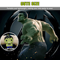 Miniatyrbild 2 av 5: Barnklocka med superhjälte för pojkar, presenter med utdragbart armband, The Incredible Hulk