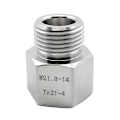 Miniatyrbilde 5 av 5: TR21-4 til W21.8-14 Soda Maker CO2 Sylinder Hjemmebrygg Ølfat Konverter Adapter Kit