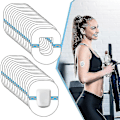Miniatyrbild 1 av 5: 36-pack Vattentäta Omnipod-plåster med lim, klara, 10 dagar långvariga