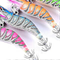 Miniatyrbillede 4 af 4: 10 stk. Hård Fiske Agnsfisk Luminous Squid Jig Hav Kunstig Reje Agnsfisk Værktøj -T