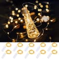 10-pak 1m Mini LED Lyskæder Batteridrevne Varm Hvid