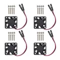 4 stk. Børsteløs CPU Køleventilator Køleplade Køleradiator 3.3V 5V til Raspberry Pi4 Pi3 B+, Pi 3, Pi 2