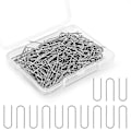 Miniatyrbilde 1 av 5: 150 stk. høye temperatur Nichrome Wire Jump Rings, U Hanger Hooks for hobbyister DIY anheng, orna