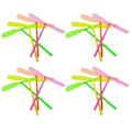 Miniatyrbillede 1 af 2: 40 stk. Udendørs Legetøj til Børn - Dragonfly Hånddrevet Dragonfly Disk Legetøj Helikopter Skydespil Dragonfly Copter Legetøj