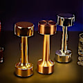 Miniatyrbild 3 av 5: Uppladdningsbar LED-bordslampa med touchsensor, skrivbordslampa för sovrum, restaurang, bar Gold Dumbbell