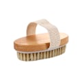 Miniatyrbild 3 av 3: Torrborste, kroppsborste, exfolierande borste, naturborst, badborste för att ta bort död hud, celluliter, förbättra lymffunktioner, exfoliering
