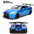Miniatyrbilde 2 av 2: Fast and Furious Brians Nissan GT-R R35 Ben Sopra 1:24 Jada 98271 253203014