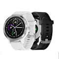 Miniatyrbillede 5 af 5: Urrem til Garmin Vivoactive 3 / Vivomove HR T sort+hvid