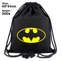 Marvel Series Canvas Beam Bag Student Ryggsäck Batman Svart