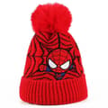 Barnens Spiderman Stickad Mössa Vinter Varm Mössa