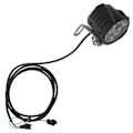 Miniatyrbillede 4 af 5: E-cykel LED-forlygte 12v 24v 36v 48v 60v 72v Cykellygte med Horn Vandtæt Forlygte