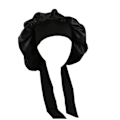 Pikkukuva 3 / 5: Silkki Bonnet luonnolliset kiharat hiukset nukkumassa satiini Bonnet dark purple