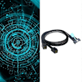 Pikkukuva 5 / 5: MCIO 8i - 2 X SFF 8643 -kaapeli PCIE Gen5 MCIO 8X - Mini SAS HD SFF 8643 -nopea kaapeli palvelimille ja datakeskukselle 0,5M