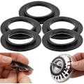 Miniatyrbilde 1 av 5: O-ring tetning i gummi, 5 stk. tetninger for badekarpropp, tetningsringer i gummi for kjøkkenvask, kompatibel med Franke kurvsilplugger, kompatibel med 82 83mm