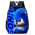 Sonic Ryggsäck Stor Studentryggsäck med Karaktär, Blå Z