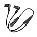 Miniatyrbillede 1 af 5: IEC320 C8 til Dobbelt C7 Kabel Han til Hun 1 i 2 Ud AC Strømsplitter Kabel til LCD Skærm Bordlampe 100-250V