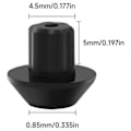 Miniatyrbillede 4 af 5: 60 stk. Gummi Riste Fødder Gummi Fod Udskiftninger Kompatible til WB2K101 Gas Komfur Rist Erstat WB02T10461 12