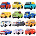 Pikkukuva 3 / 4: 2-in-1 Käännettävä Autolelu Flip Racers Muuntautuvat Autot Kiddie Corner Kaksoisdesign Lelut