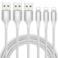 10FT iPhone Laddningskabel - Snabbladdning USB-sladd (3-pack)