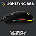 Miniatyrbild 2 av 5: G102 LIGHTSYNC Gamingmus med RGB-belysning, 6 programmerbara knappar, spelsensor, 8K DPI-spårning 12