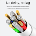 Miniatyrbilde 4 av 5: USB C til 3,5 mm Jack Aux Adapter Type-C 3,5 Digital DAC Lydkabel Adapter Øretelefontilbehør Svart