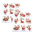 Miniatyrbillede 1 af 3: 2 stk. Julekrybbe Dekoration Sy Applikationer Julekostume Patches Jule Syning Patches