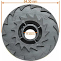 Pikkukuva 4 / 5: Setti 6 kpl korvaavia linjakeloja LIDL Parkside PRTA 20-Li A1, B2, C3, PRT 550 A1, A3, PRT 300 A1-2 x 4 m 1,6 mm langaton ruohotrimmeri