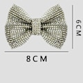 Miniatyrbillede 2 af 5: 2 skoklips - skinnende dekorative clips - SORTE