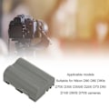 Miniatyrbillede 5 af 5: 1500mAh EN EL3E Lithium-ion-kamerabatteri til Nikon D90 D80 D90s D700 D300 D300S D200 D70 D50 D100