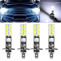 Miniatyrbilde 5 av 5: 4X H1 6000K Super White LED Hovedlyspærer Kit Tåkelys