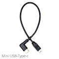Miniatyrbild 4 av 5: Mini USB till Typ C Adapterkabel 90 Grader USB 3.1 Typ C till Miniusb Konverter Anslut och Överför Data Enkelt