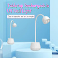 Miniatyrbillede 2 af 5: Uv Led Neglekunstlampe, Sort Lys 24 W 365nm 405nm Usb Svanehalslampe 360 Roterbar Led Uv Lim Hærdende Lampe Til Uv Gel Manicure Og Uv Hærdende 5. Maj