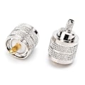 Miniatyrbilde 3 av 4: 10 stk. UHF Hann Pl259 Plugg Krimp RG58/142 LMR195 RG400 Skrudd Koblingskontakt