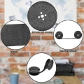 Miniatyrbilde 2 av 5: 4-pak skrivemaskin båndspoler skrivemaskin bånd blekk spole blekk erstatningsdel for skrivemaskin (svart)