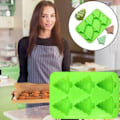 Miniatyrbillede 2 af 3: Juletræ Silikonform Chokolade Kage Isform Bageplade Slikform