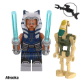 Miniatyrbild 2 av 5: 6 st Star Wars-serie monterade minifigurer byggklossar kit, mini actionfigurer leksaksuppsättning med tillbehör barn gåva