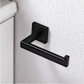 Miniatyrbillede 2 af 3: Vægmonteret toiletrulleholder i rustfrit stål SUS304, matsort