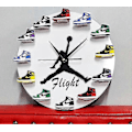 Miniatyrbild 3 av 4: Laiseng Aj Klock Baskettillbehör 3d Tredimensionell Skoform Aj1-12 Generation Väggklocka Liten Flygare Skor Jordan Klocka
