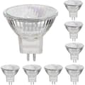12V 35W Halogenlampor GU5.3 Spotbas Varmvit, Dimbar, 8-pack GU5.3-MR 16 20W