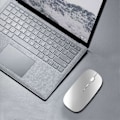 Miniatyrbillede 4 af 5: Trådløs Bluetooth Mus til Surface GO Pro X Genopladelig Lydløs Mus til Surface Pro (Sølv)