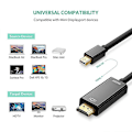 Pikkukuva 2 / 5: Mini DisplayPort -kaapeli 4K Mini DP - 6 jalkaa /Pro, Surface Pro/telakka, näyttö, projektori