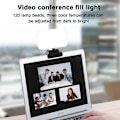 Miniatyrbillede 4 af 5: Videokonferencebelysning, webcamljus för fjärrarbete, zoomljus för bärbar dator/dator, zoomsamtal, livestreaming, sändning, video