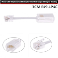 Miniatyrbild 4 av 5: 4P4C RJ9 RJ11 Handset Telefonkabelkontakt