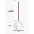 Miniatyrbillede 2 af 5: Mini LED Indbygningsspot, 55mm Diameter, 12V, Vandtæt til Badeværelse