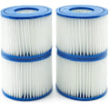 Miniatyrbillede 1 af 5: VI-filterpatroner til Bestway Lay-Z-Spa, udskiftningspatroner til Bestway 58239 BW58323 (4 stk.)